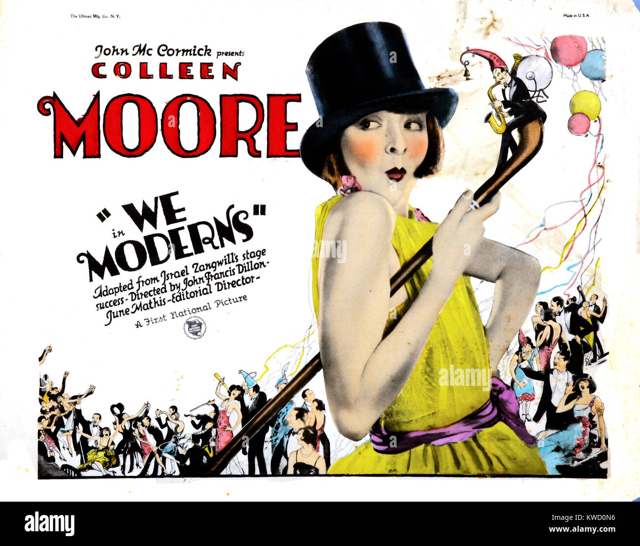 WE MODERNS, US lobbycard, Colleen Moore, 1925 Stock Photo