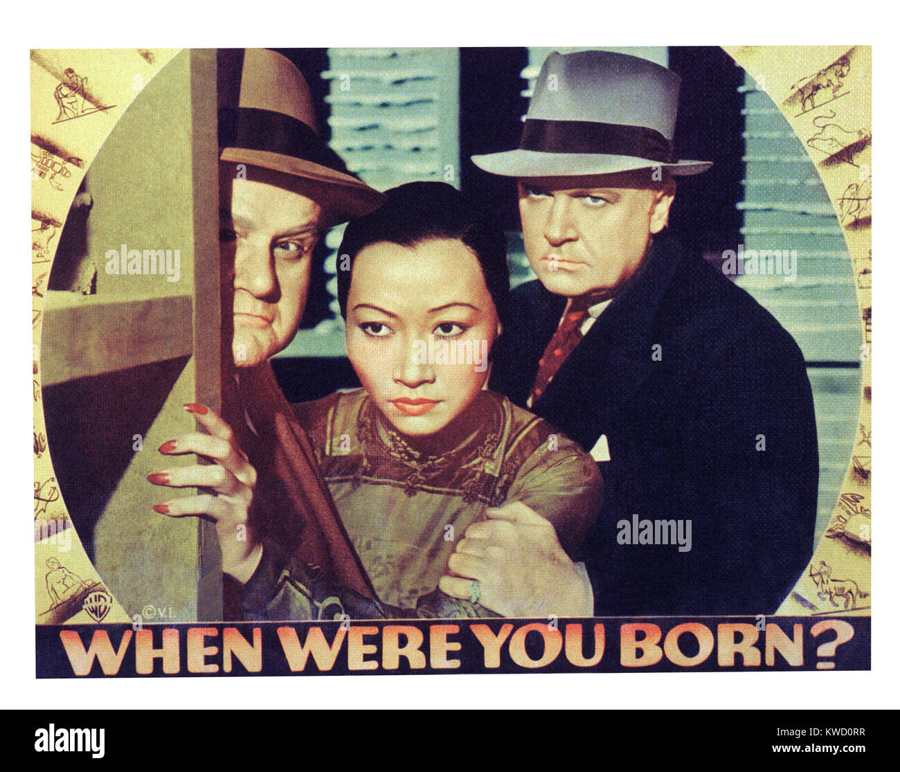 WHEN WERE YOU BORN US Lobbycard Anna May Wong center Charles When were you born us lobbycard anna may wong center charles