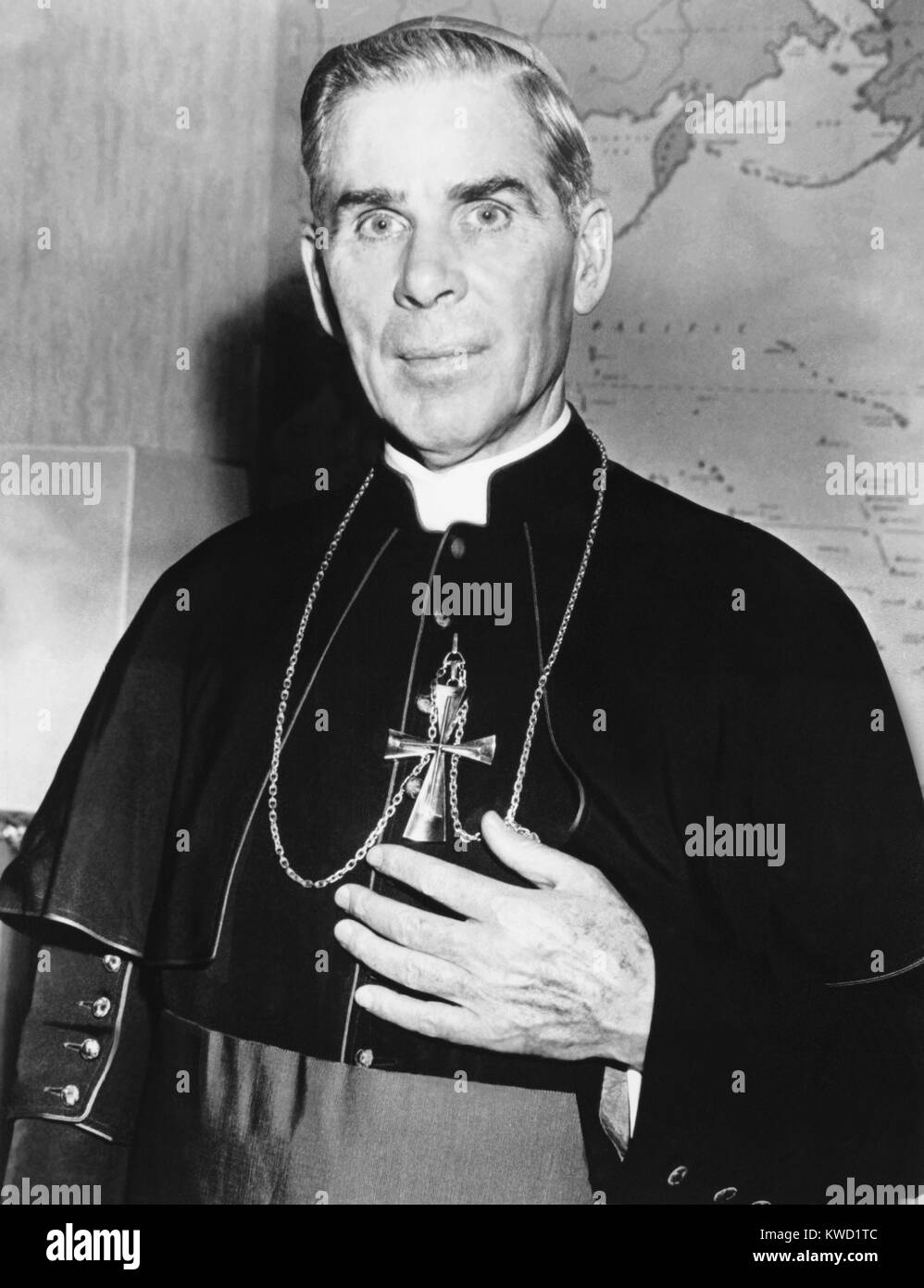 Fulton J. Sheen, 1960s Stock Photo Alamy