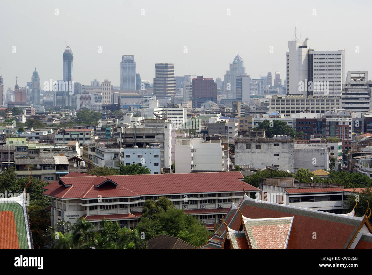 Many buildings in Bangkok, Thailand Stock Photo - Alamy