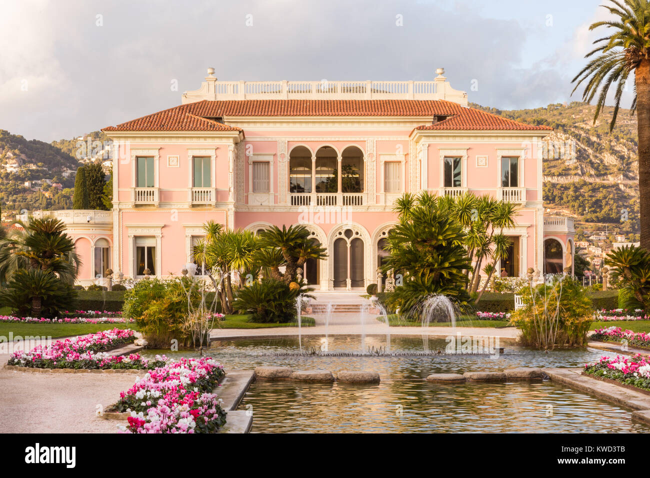 Villa Ephrussi de Rothschild exterior, also called villa ÎledeFrance