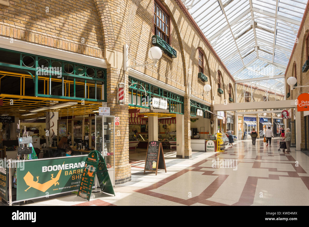 The Market Place Shopping Centre, Market Place, Burgess Hill, West Sussex, England, United Kingdom Stock Photo