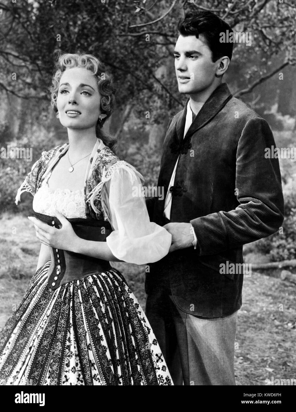 THE STUDENT PRINCE, from left, Ann Blyth, Edmund Purdom, 1954 Stock ...