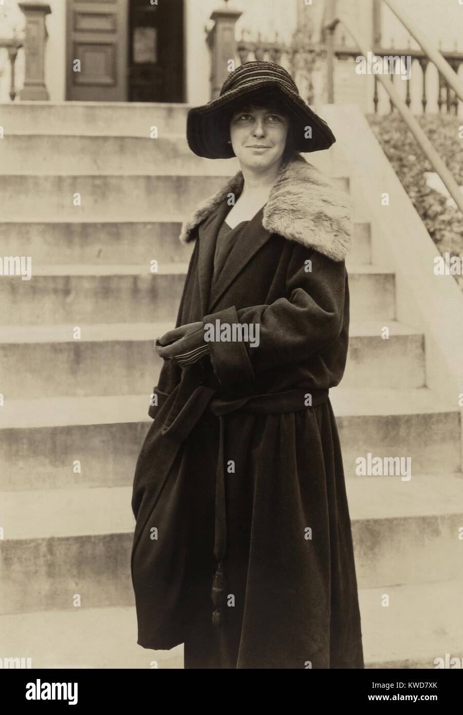 Suffrage activist and feminist Anita Pollitzer, ca. 1916-23. She introduced her friend Georgia O'Keeffe to Alfred Stieglitz in 1916. (BSLOC 2015 16 200) Stock Photo