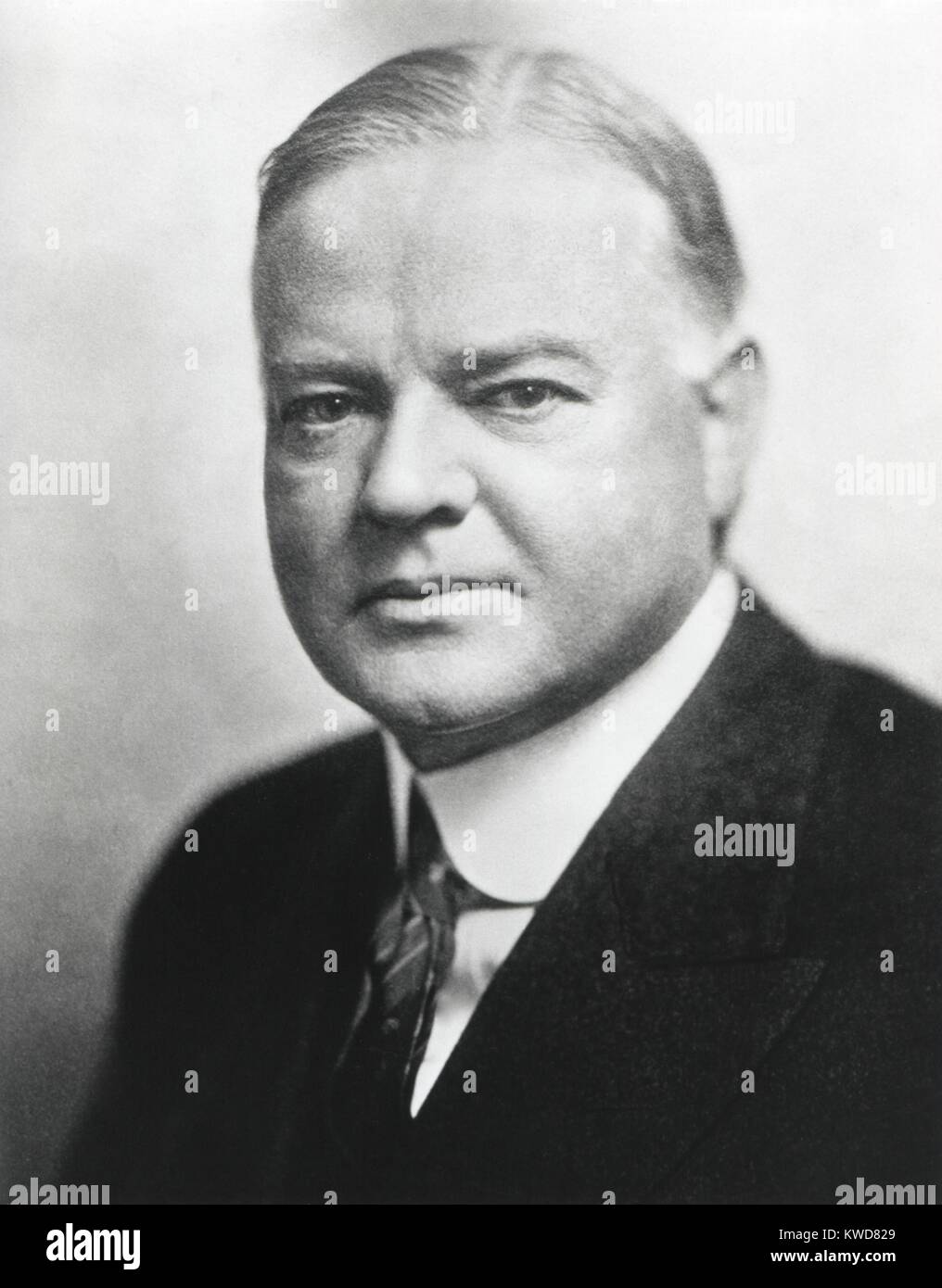 President Herbert Hoover, ca. 1929. (BSLOC 2015 16 45) Stock Photo