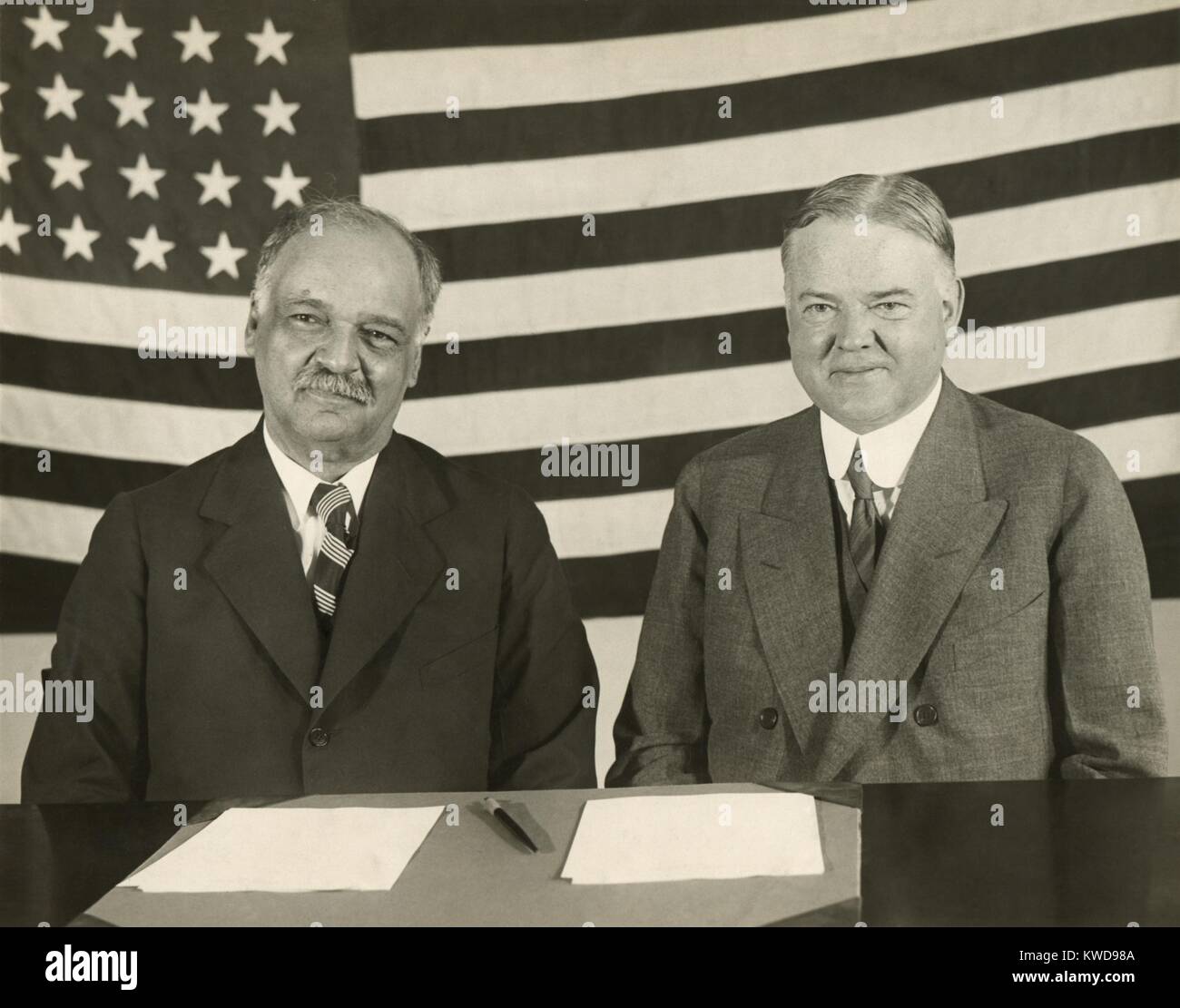 1928 Republican Presidential Running mates, Herbert Hoover(right) and