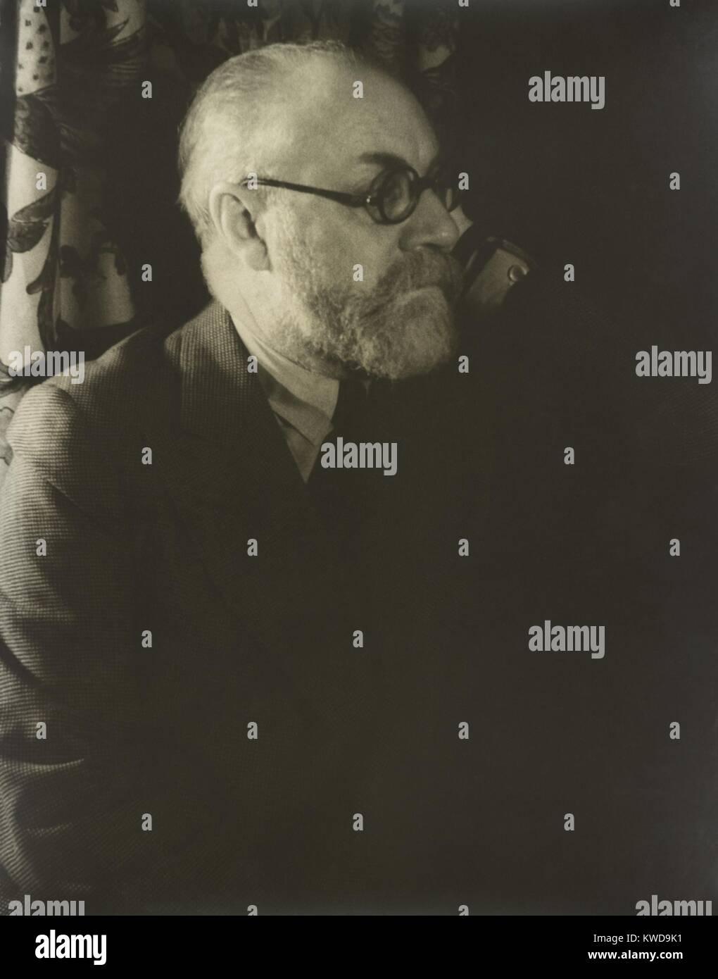 Henri Matisse, one of most important 20th century painters. 1933 portrait by Carl Van Vechten (BSLOC 2016 10 205) Stock Photo