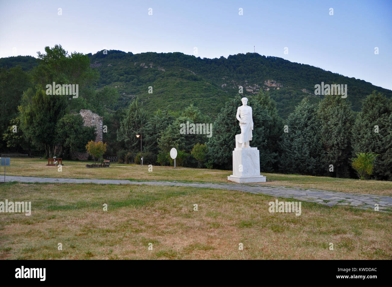 Aristotle Science Park - Stagira - Chalkidiki-Greece Stock Photo