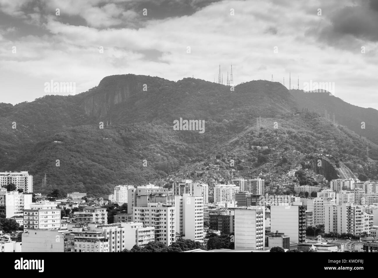 Tijuca neighbourhood of Rio de Janeiro, Brazil Stock Photo