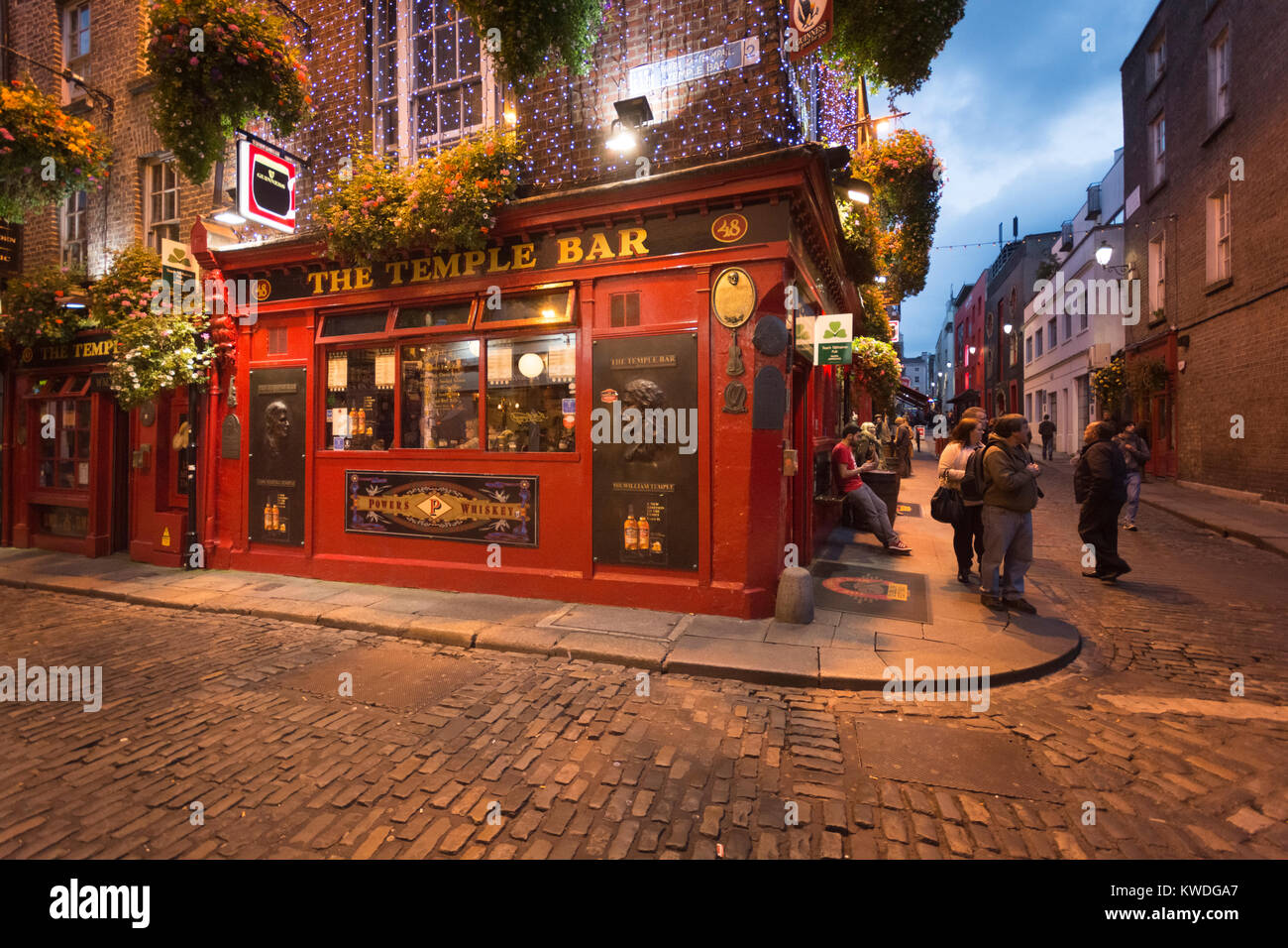 The Temple Bar pub, is the most famous Irish pub, created in 1840. It