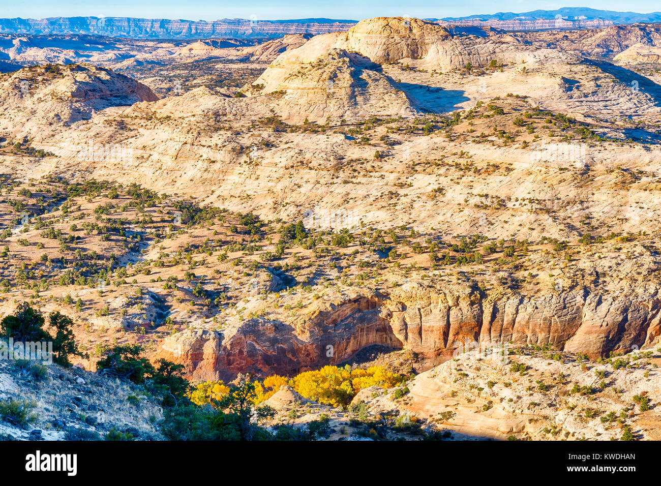 The stunning and unique landscape of Grand Staircase-Escalante National Monument in Utah Stock Photo