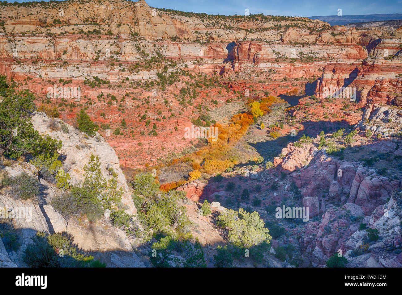 The stunning and unique landscape of Grand Staircase-Escalante National Monument in Utah Stock Photo