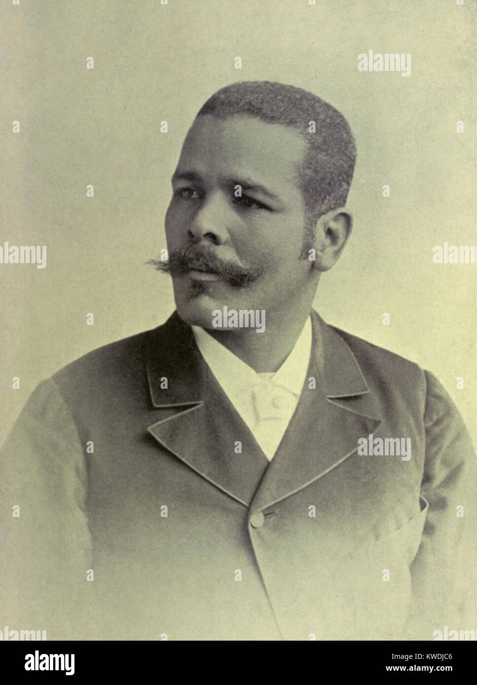 General Jose Antonio Maceo was a commander in the Cuban Army of Independence. Maceo lead regular and guerrilla forces against Spanish forces until his death in Dec. 1896 (BSLOC 2017 10 4) Stock Photo