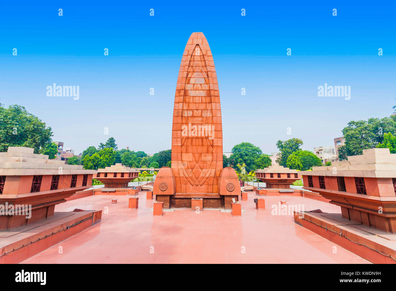 Jallianwala Bagh memorial in Amritsar, Punjab, India Stock Photo