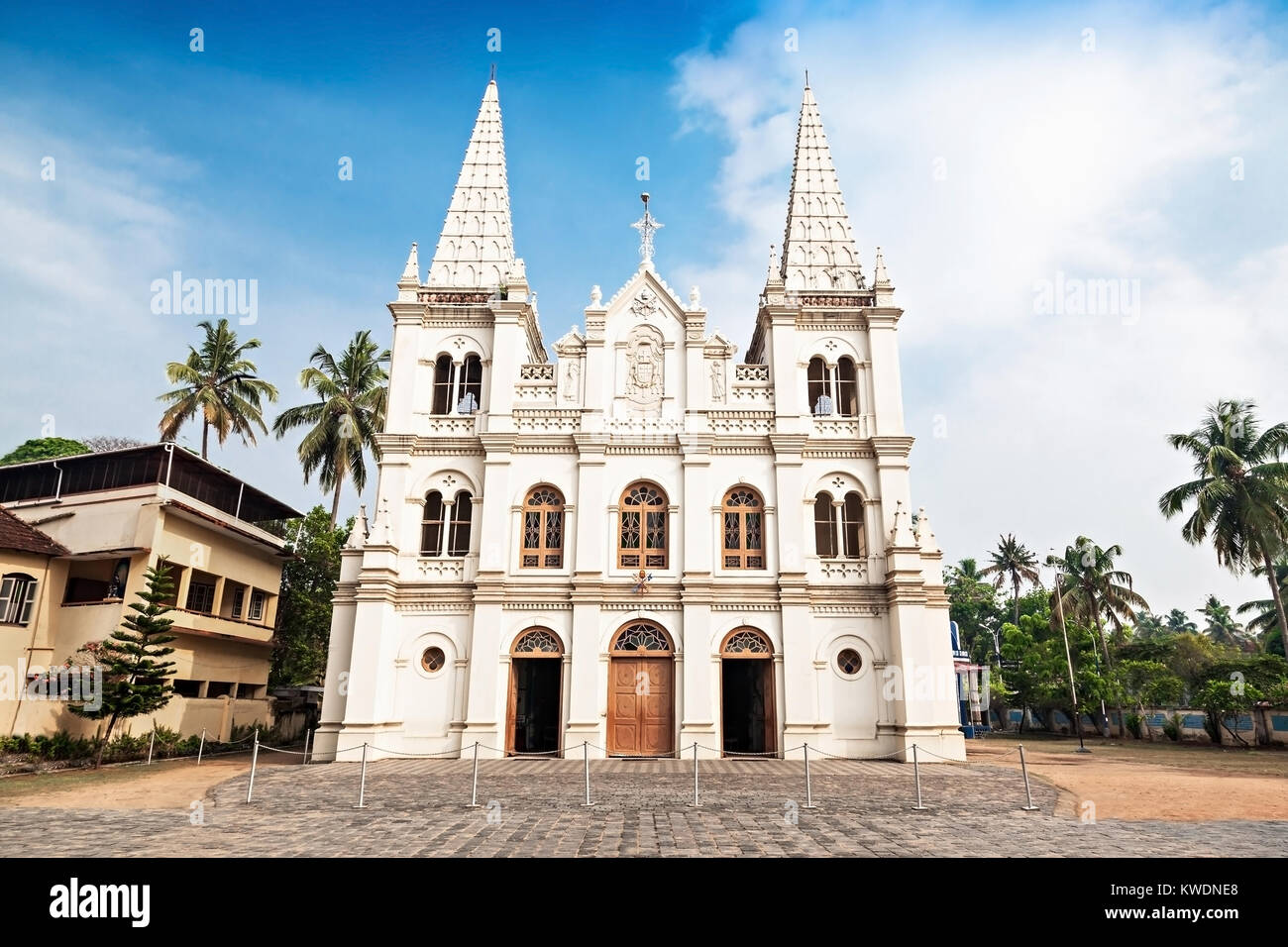 Santa Cruz Basilica in Cochin, Kerala, India Stock Photo