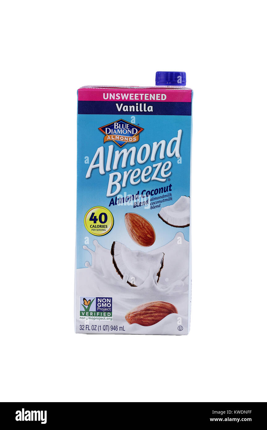 Almond milk carton hi-res stock photography and images - Alamy