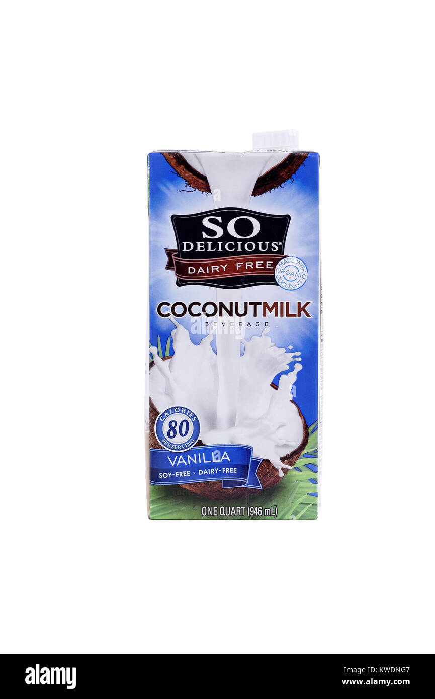 Quart milk carton Cut Out Stock Images & Pictures - Alamy