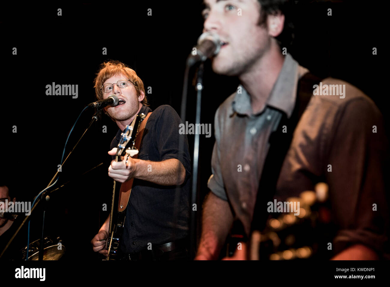 Barcelona, Spain. December 09, 2017. Concert by The Rad Trads in Marula Café. Organized by A Wamba Buluba. Photographer: © Aitor Rodero. Stock Photo