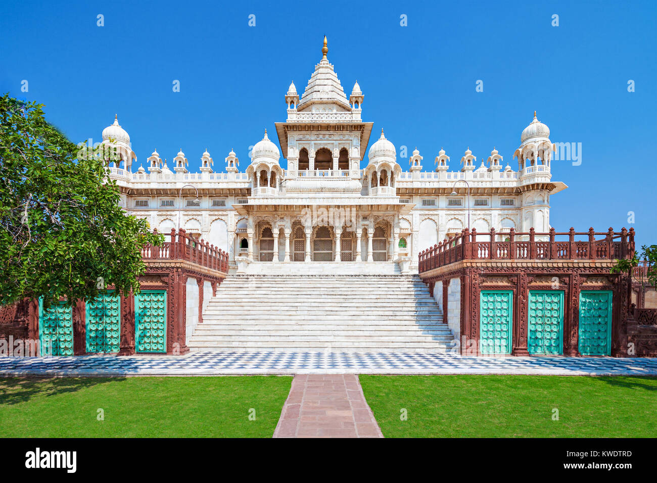 Jaswant Thada mausoleum in Jodhpur, Rajasthan, India Stock Photo