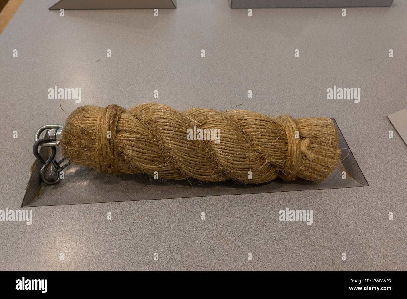 Rope section as originally used on the Allegheny Portage Railroad (a