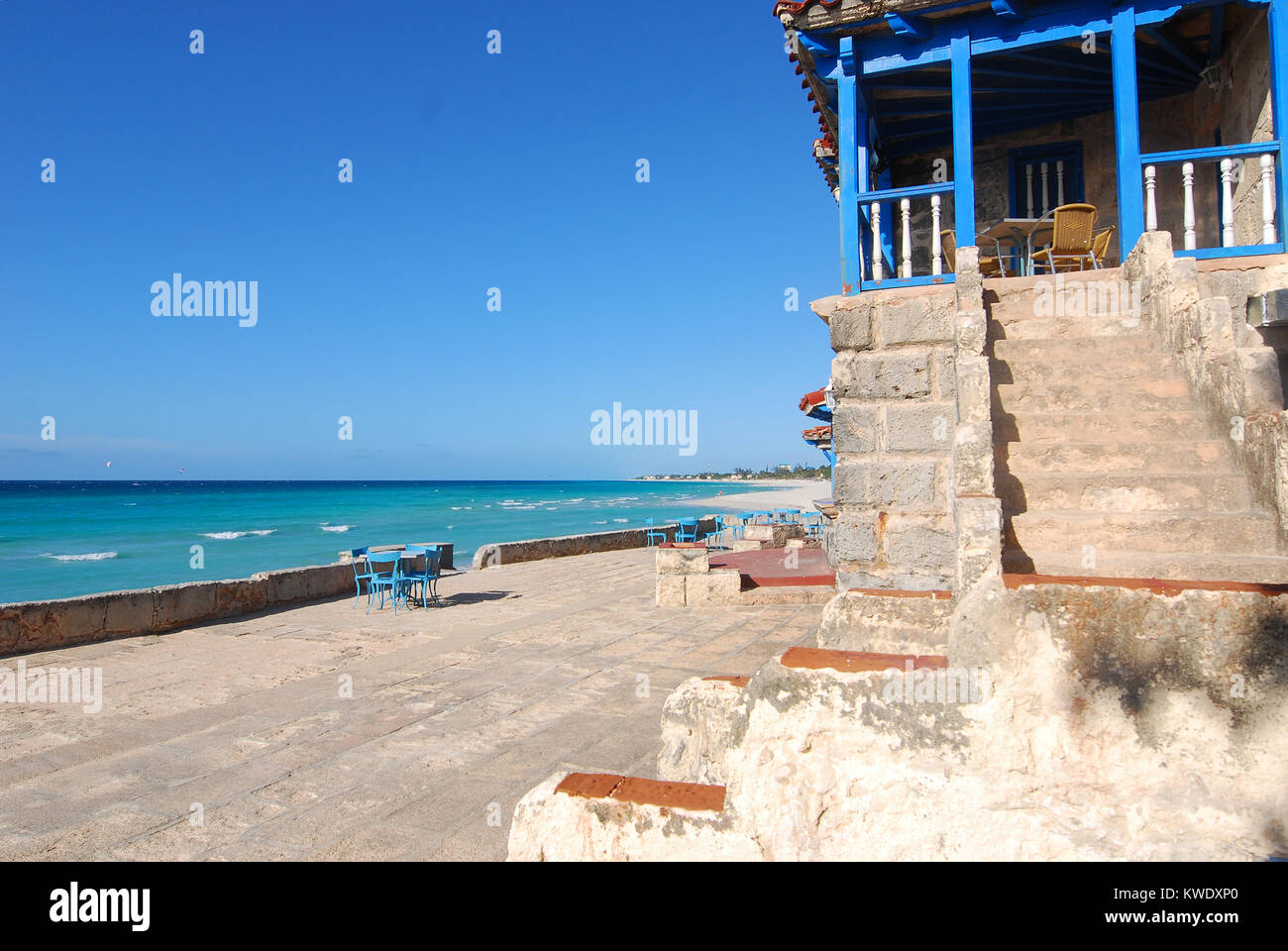 VARADERO, CUBA, OCTOBER 27, 2009. Exteriors of Al Capone’s house in Varadero, Cuba, on October 27th, 2009. Stock Photo