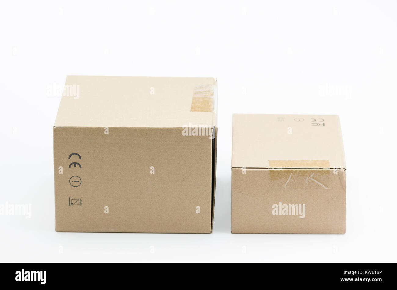 packaging paperboard boxes on a white background Stock Photo Alamy
