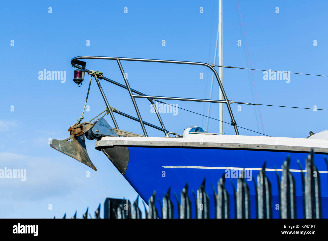 The prow of a boat Stock Photo Alamy