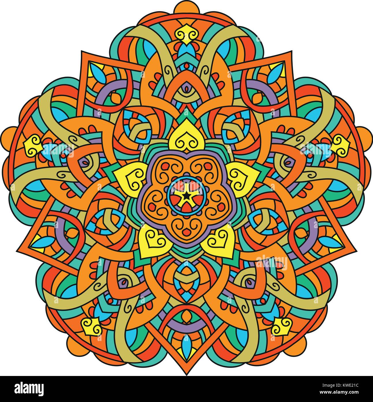 Free Round Mandala Svg - 50+ SVG Design FIle