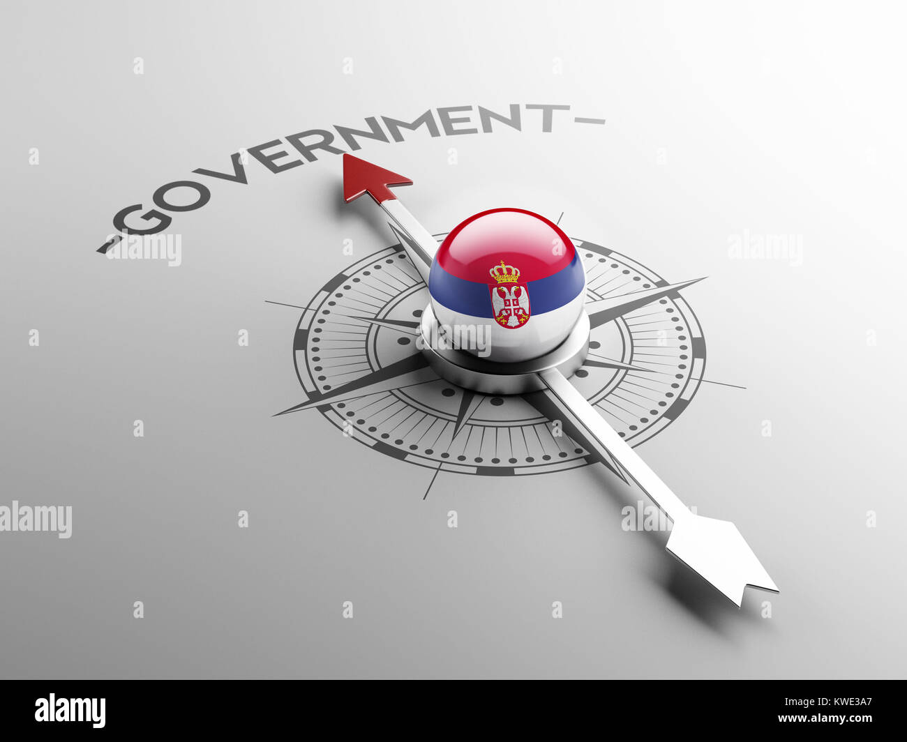 Serbia High Resolution Government Concept Stock Photo