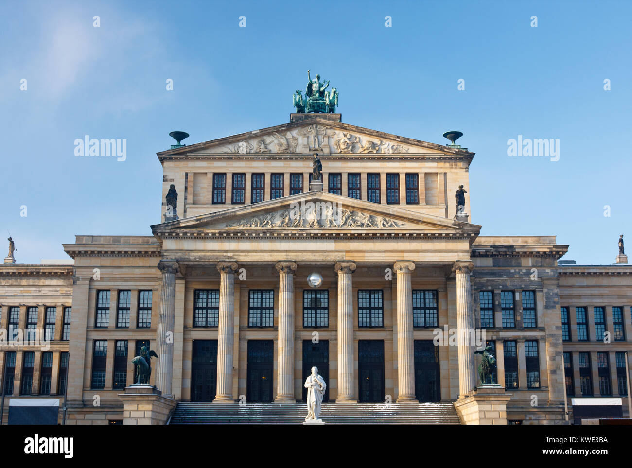 The Concert Hall in Berlin at Gendarmenmarkt. Stock Photo