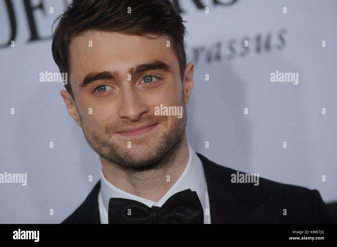 NEW YORK, NY - JUNE 08:  Daniel Radcliffe attends American Theatre Wing's 68th Annual Tony Awards at Radio City Music Hall on June 8, 2014 in New York City.   People:  Daniel Radcliffe Stock Photo