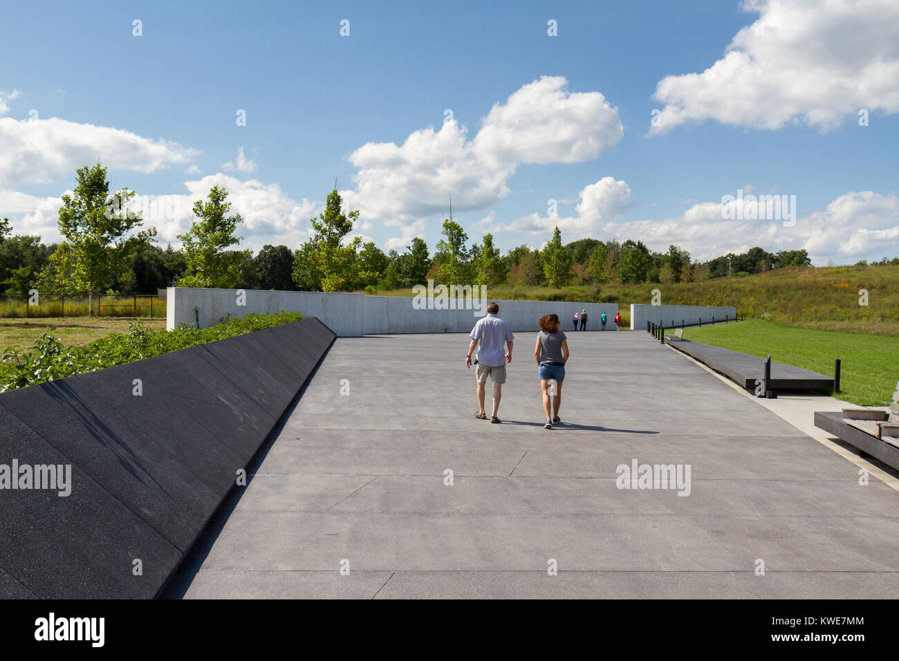 The Wall of Names at the Flight 93 National Memorial site near