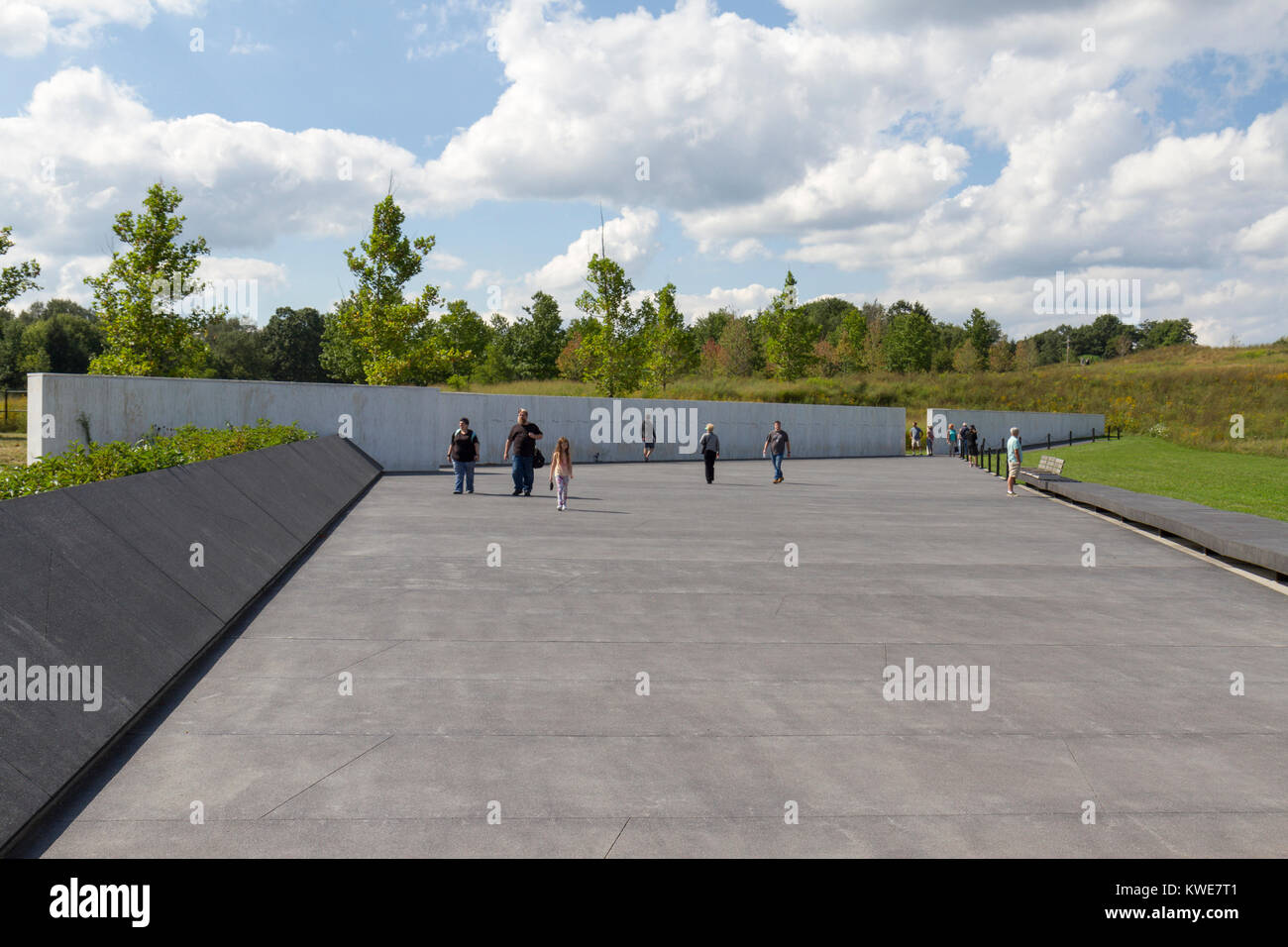 The Wall of Names at the Flight 93 National Memorial site near