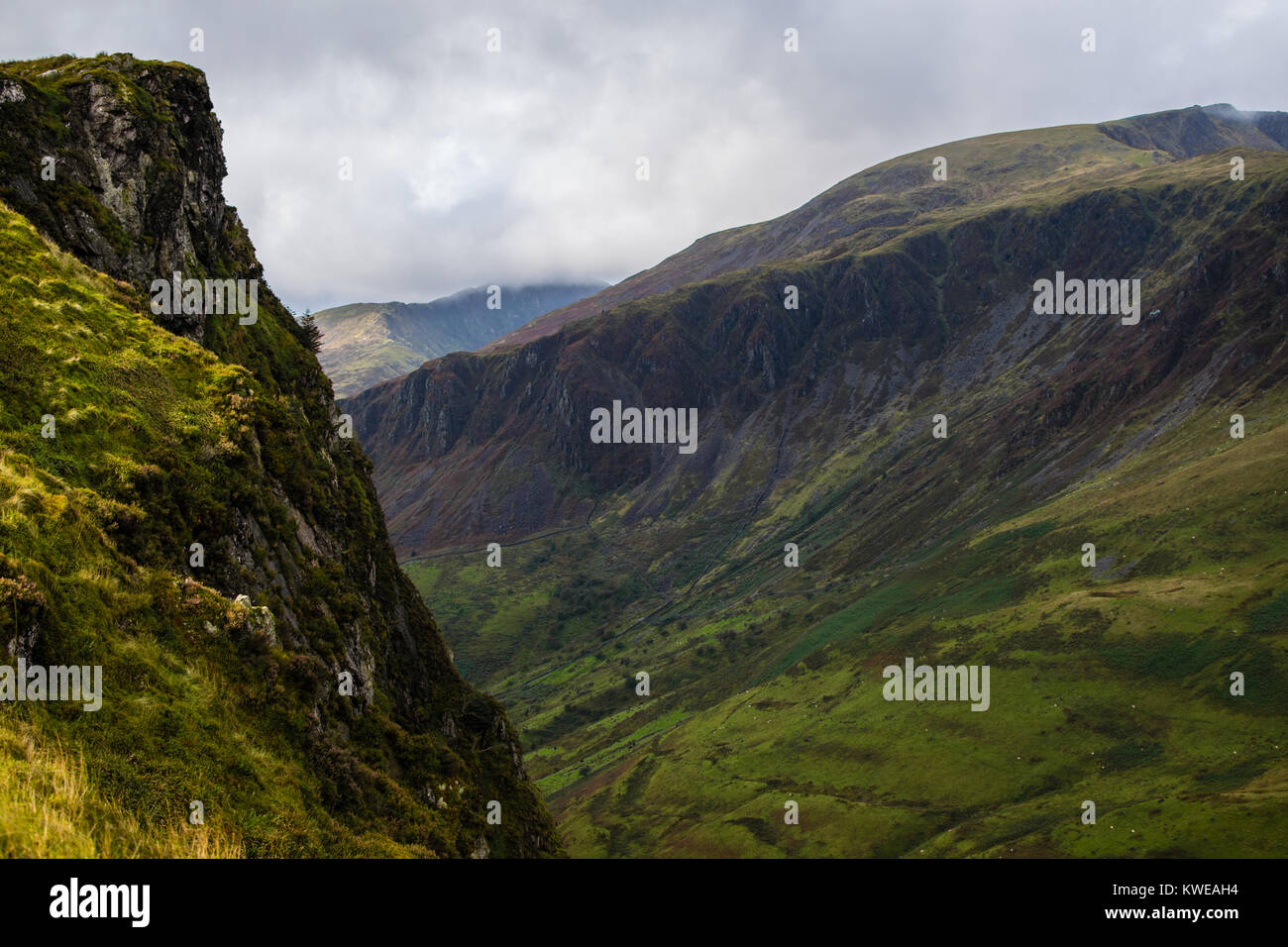 Welsh Valley (Mountainscape) Stock Photo