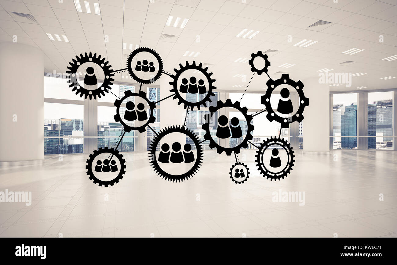 Networking and wireless connection as concept for effective mode Stock ...