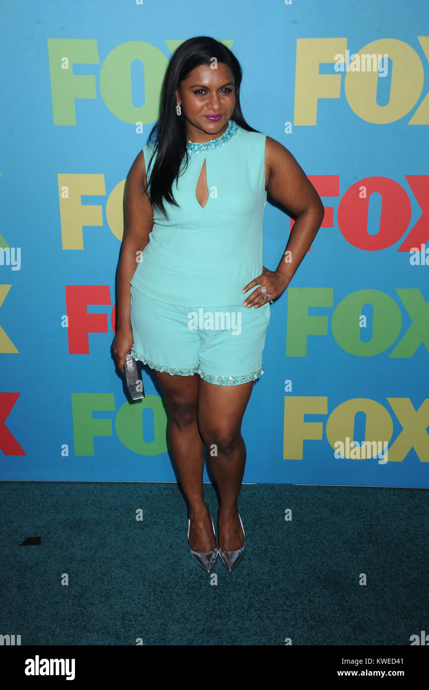 NEW YORK, NY - MAY 12: Mindy Kaling attends the FOX 2014 Programming  Presentation at the FOX Fanfront on May 12, 2014 in New York City. People: Mindy  Kaling Stock Photo - Alamy