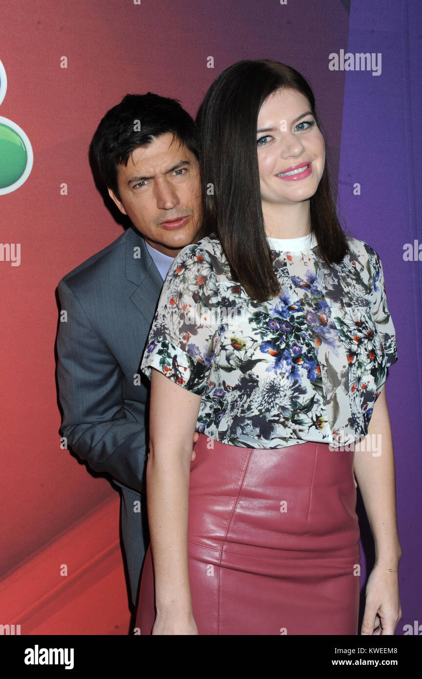 NEW YORK, NY - MAY 12: Ken Marino Casey Wilson attends the 2014 NBC