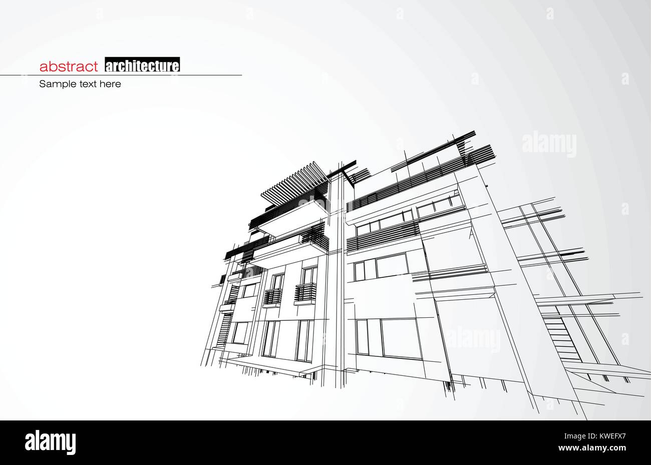 Architectural drawing design Stock Vector Image & Art - Alamy