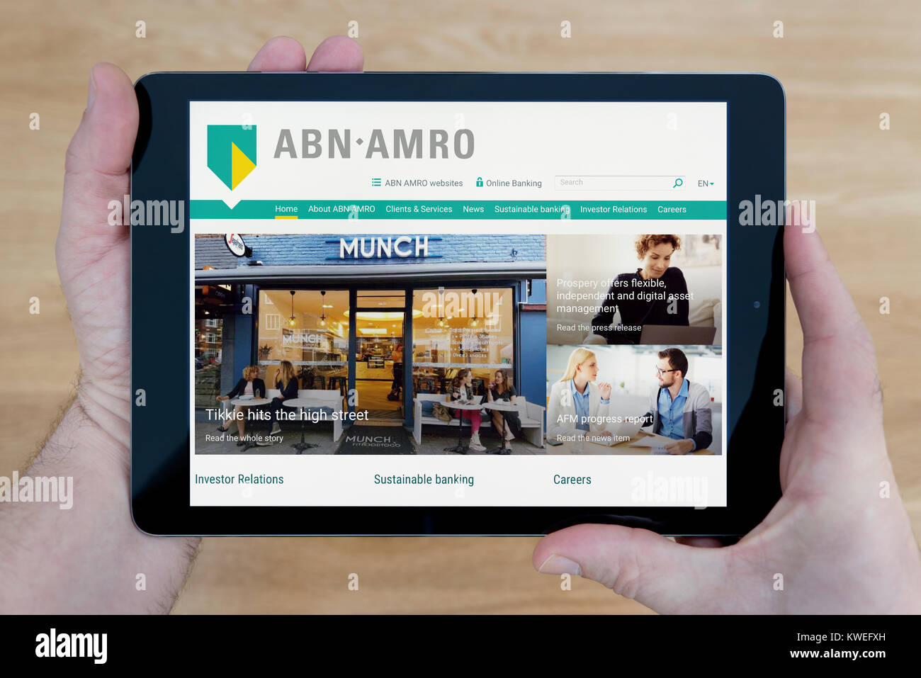 Abn logo hi-res stock photography and images - Alamy