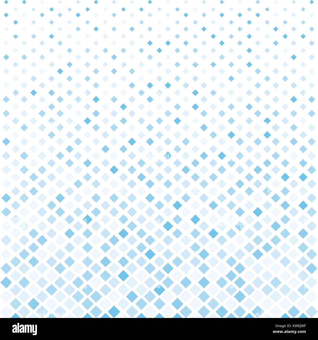 Abstract halftone blue square pattern background, Vector modern ...