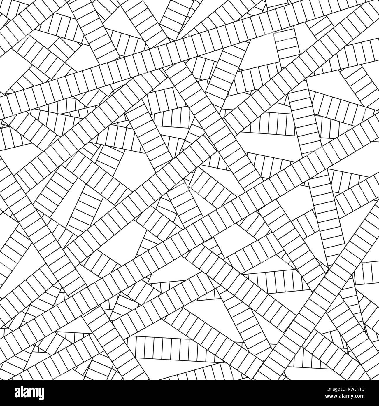 Abstract line background and texture, Railroad tracks pattern, Vector
