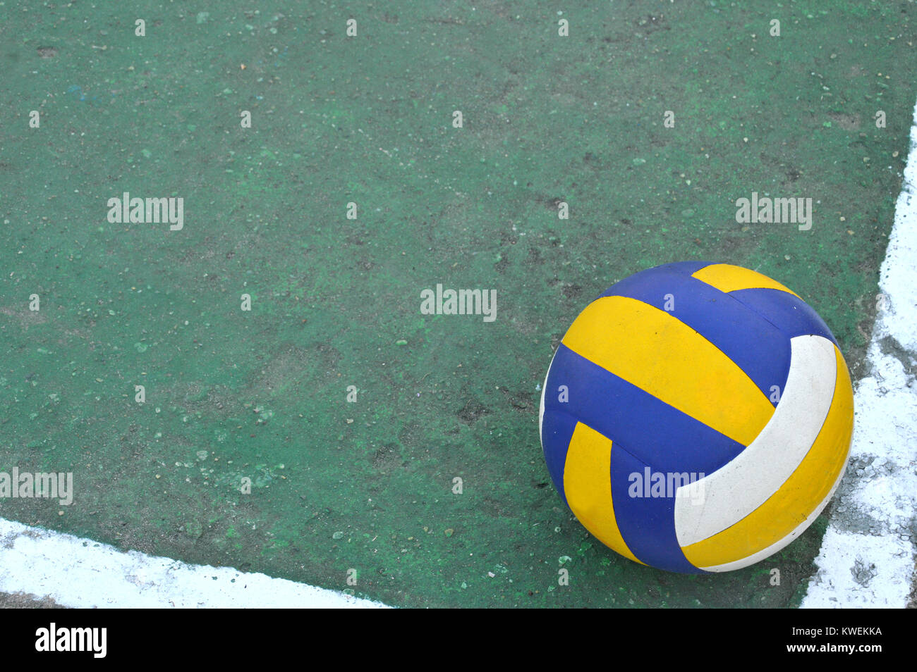 a ball volleyball on volleyball courts Stock Photo Alamy