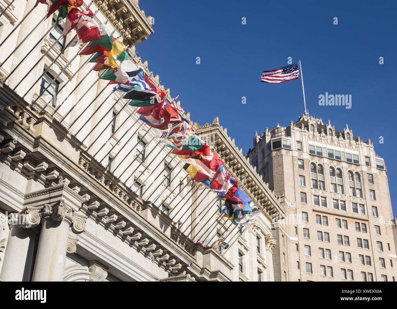 SAN FRANCISCO, USA JUNE 29, 2017 An exterior view of the luxury