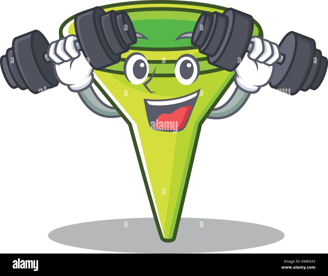 Fitness funnel character cartoon style Stock Vector Image & Art - Alamy