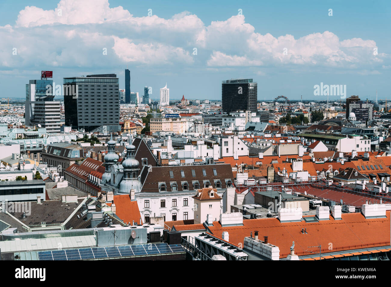 Vienna city skyline from hi-res stock photography and images - Alamy