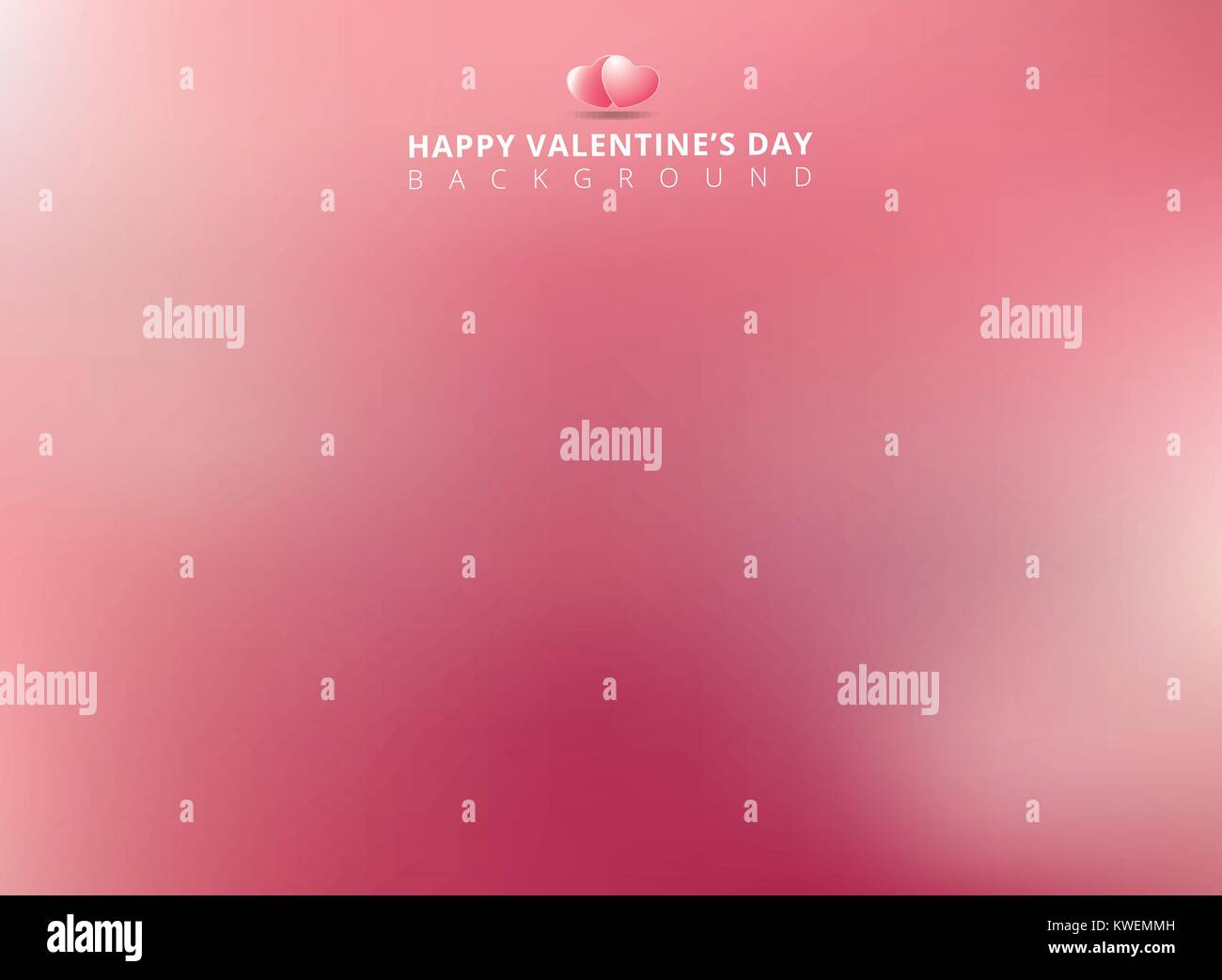 pink blurred background for valentines day card. Vector illustration ...