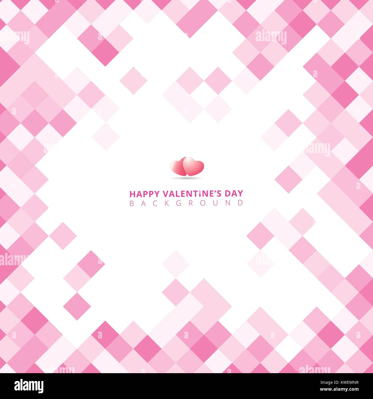 Abstract geometric square pink color pattern background with copy space ...