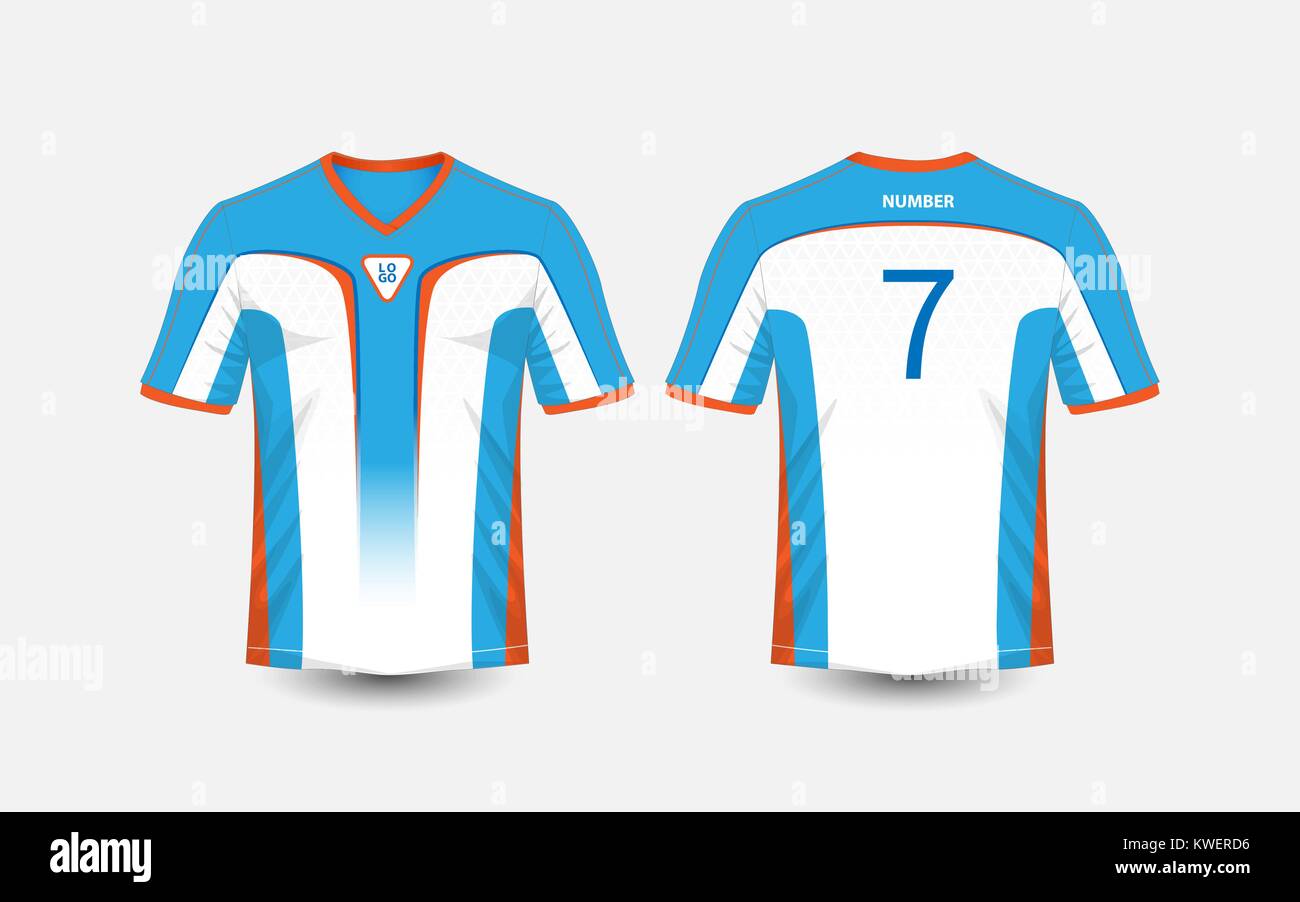 football jersey design blue and white