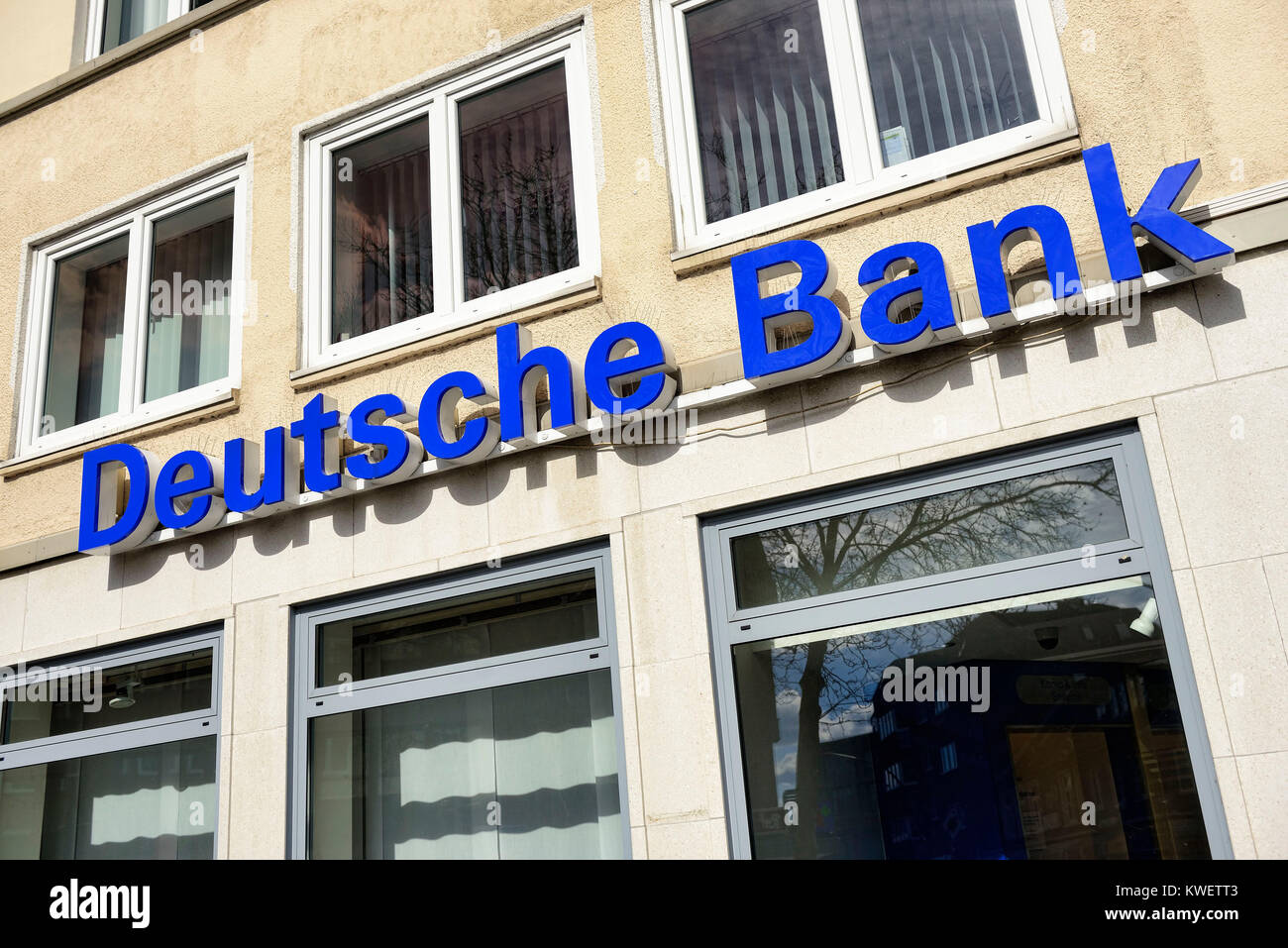 The German bank, Deutsche Bank Stock Photo