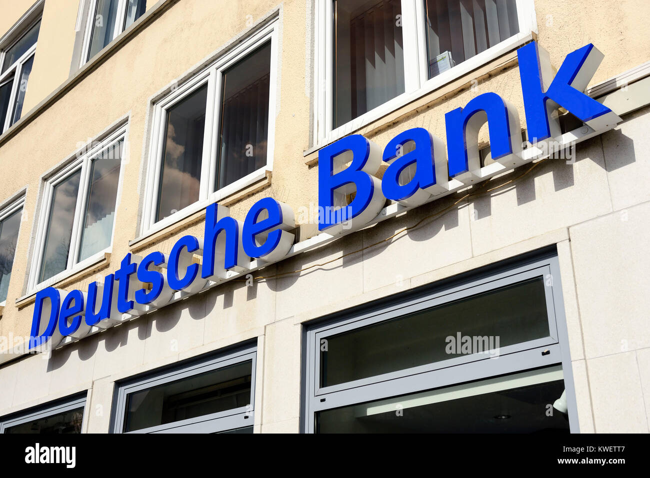 The German bank, Deutsche Bank Stock Photo
